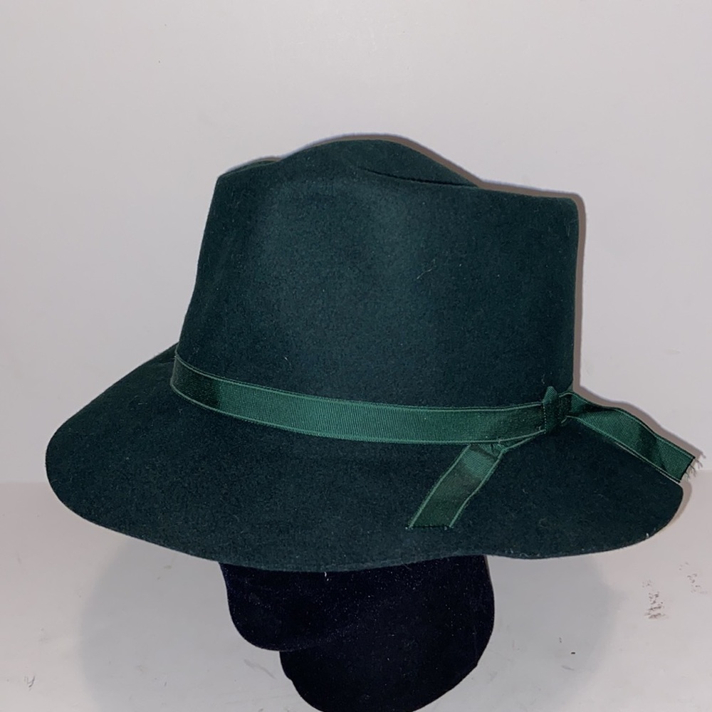 Vintage Bak-Pakker Green Wool felt outdoor hat Mens Large Flawed - Picture 7 of 13
